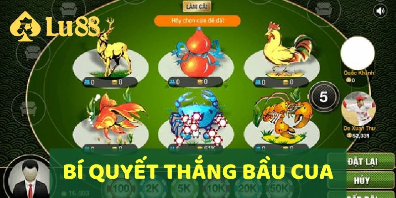 Bí quyết độc đáo để chiến thắng mỗi ván Bầu Cua